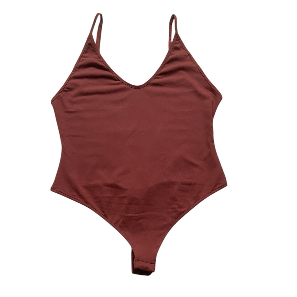 Free People Intimately Brown Seamless Bodysuit Size Medium